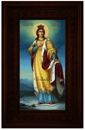 Икона Святая Екатерина 26*16 см, арт СТ-13010-4
