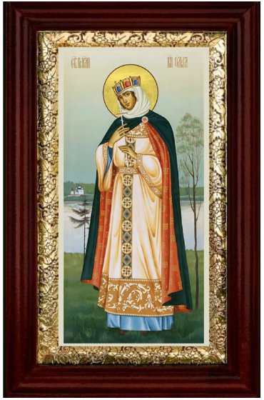 Икона Княгиня Ольга 26*16 см, арт СТ-13030-3