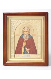 Икона Сергий Радонежский 24*21 см золотой фон арт скИ-023