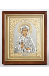 Икона Матрона Московская 24*21 см риза тиснение арт скИ-030