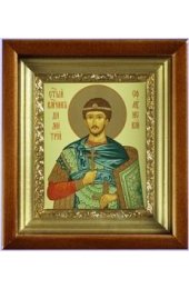 Икона Дмитрий Солунский 18,5*16,5 см арт скИ-107