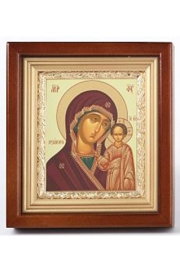 Икона Божья Матерь Казанская 18,5*16,5 см арт скИ-121