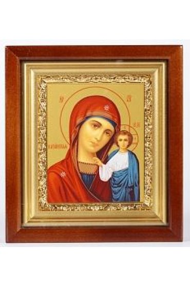 Икона Божья Матерь Казанская 18,5*16,5 см арт скИ-122