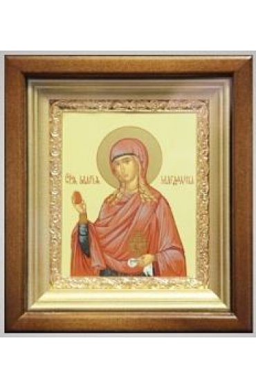 Икона Мария Магдалина 18,5*16,5 см арт скИ-134