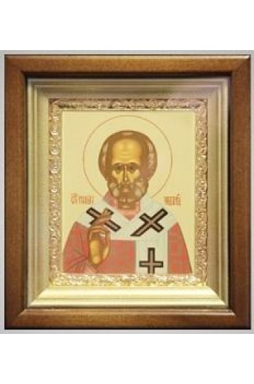 Икона Николай Чудотворец 18,5*16,5 см арт скИ-139
