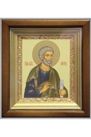 Икона Петр Апостол 18,5*16,5 см арт скИ-146