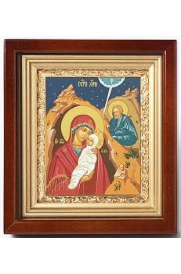 Икона Рождество Христово 18,5*16,5 см арт скИ-149