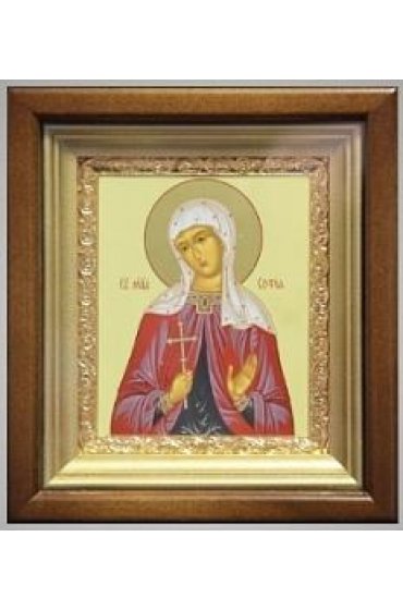 Икона София Мученица 18,5*16,5 см арт скИ-154