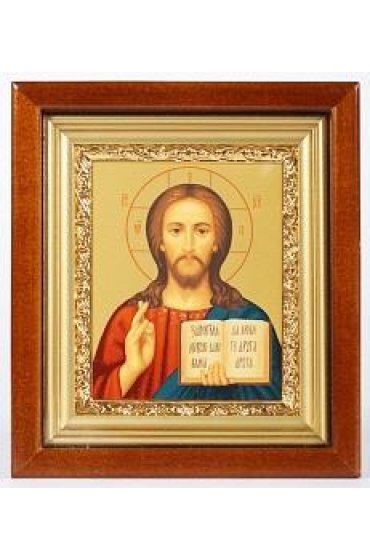 Икона Спаситель 18,5*16,5 см арт скИ-156