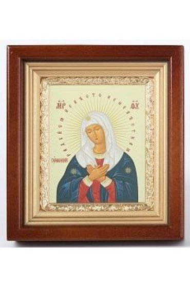 Икона Божья Матерь Умиление 18,5*16,5 см арт скИ-159
