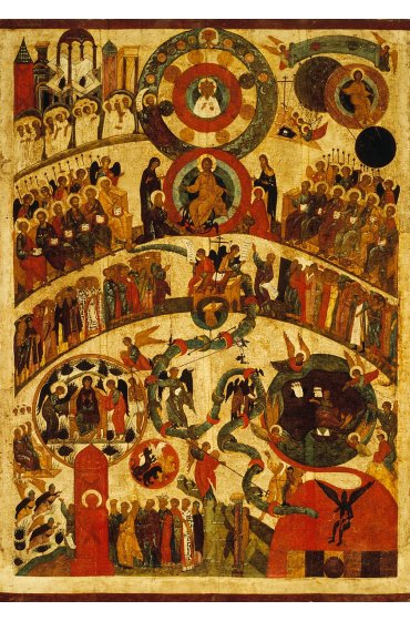 Икона Страшный суд (копия старинной), арт STO-132