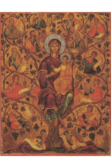 Икона Древо Иессеево (копия старинной) арт STO-203
