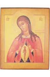 Икона Божья Матерь В родах помощница (копия старинной) арт STO-272