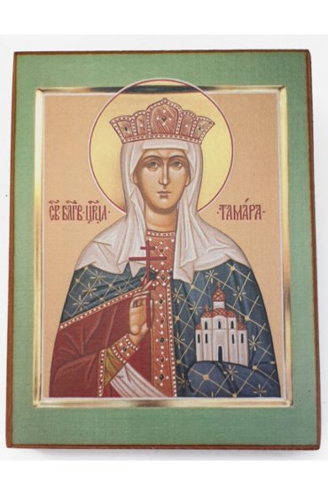 Икона Тамара Царица (копия старинной), арт STO-311