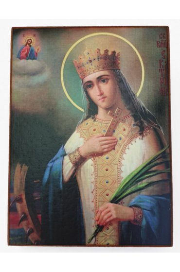Икона Екатерина Святая (копия старинной), арт STO-385