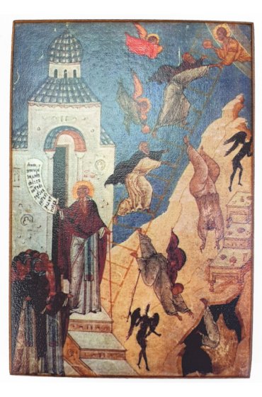 Икона Лествица (копия старинной), арт STO-445