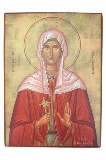 Икона Христина Тирская (копия старинной), арт STO-556