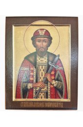 Икона Всеволод Псковский Благоверный Князь (копия старинной), арт STO-640