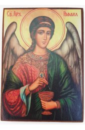 Икона Рафаил Архангел (копия старинной), арт STO-655