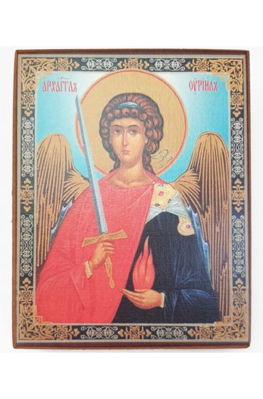 Икона Уриил Архангел (копия старинной), арт STO-657