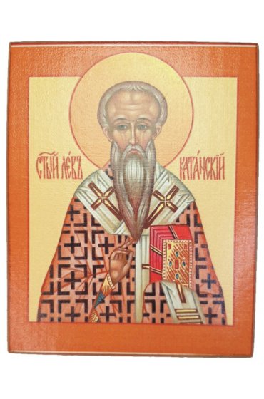 Икона Лев Катанский (копия старинной), арт STO-699