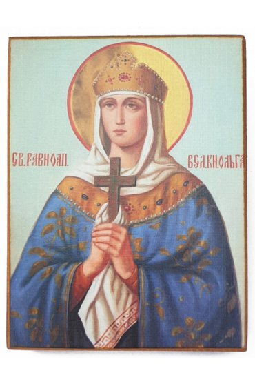 Икона Ольга Киевская (копия старинной), арт STO-746