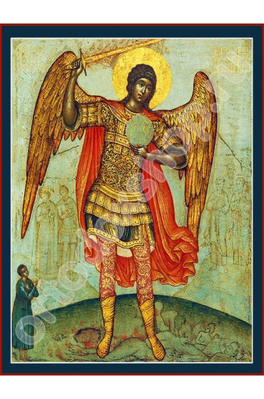 Храмовая икона Михаил Архангел, арт ДМИХ-365