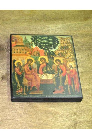 Икона Троица Ветхозаветная (копия старинной), арт STO-146