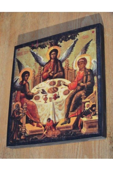 Икона Троица Ветхозаветная (копия старинной), арт STO-148