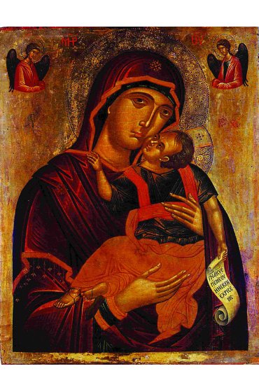 Икона Божья Матерь Умиление (копия старинной), арт STO-155