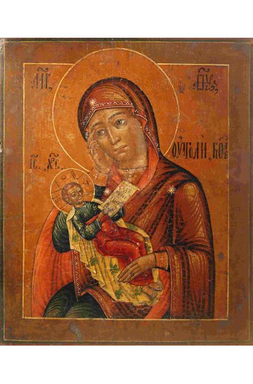 Икона Божьей Матери Утоли Моя Печали (копия старинной), арт STO-166-2