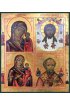 Икона Божьей Матери Четырехчастная (копия старинной), арт STO-176