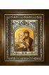 Икона Петр и Феврония Муромские, 14x18 см, в деревянном киоте 20х24 см, арт вк-1101