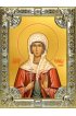 Икона Стефанида мученица серебро 18 х 24 со стразами, арт вк-1157