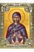Икона Марфа Вифанская серебро 18 х 24 со стразами, арт вк-1161