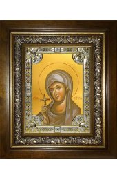 Икона Параскева-Петка Сербская, 18x24 см, со стразами, в деревянном киоте, арт вк-1180