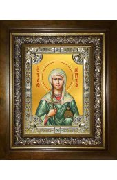 Икона Миропия Хиосская, 18x24 см, со стразами, в деревянном киоте, арт вк-1181