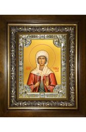 Икона Стефанида мученица, 18x24 см, со стразами, в деревянном киоте, арт вк-1197