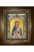 Икона Евфимия Всехвальная, 14x18 см, в деревянном киоте 20х24 см, арт вк-1278