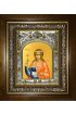 Икона Василисса Никомидийская, 14x18 см, в деревянном киоте 20х24 см, арт вк-1279