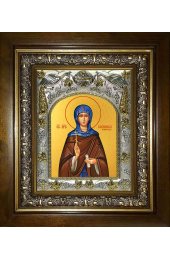 Икона Василисса Египетская, 14x18 см, в деревянном киоте 20х24 см, арт вк-1295