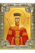 Икона Елена Сербская серебро 18 х 24 со стразами, арт вк-1312