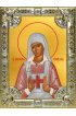 Икона Аполлинария Тупицына серебро 18 х 24 со стразами, арт вк-1340