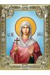 Икона Виктория Кордувийская серебро 18 х 24 со стразами, арт вк-1342