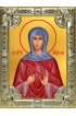 Икона Ия мученца серебро 18 х 24 со стразами, арт вк-1351