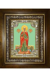 Икона Валерия мученица, 18x24 см, со стразами, в деревянном киоте, арт вк-1405