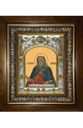 Икона Авраам блаженный, 14x18 см, в деревянном киоте 20х24 см, арт вк-1504