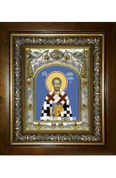 Икона Августин блаженный, 14x18 см, в деревянном киоте 20х24 см, арт вк-1523