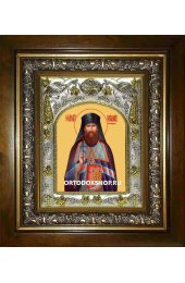 Икона Вениамин Петроградский, 14x18 см, в деревянном киоте 20х24 см, арт вк-1533
