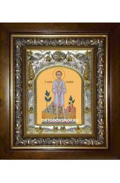 Икона Гавриил Белостокский, 14x18 см, в деревянном киоте 20х24 см, арт вк-1534